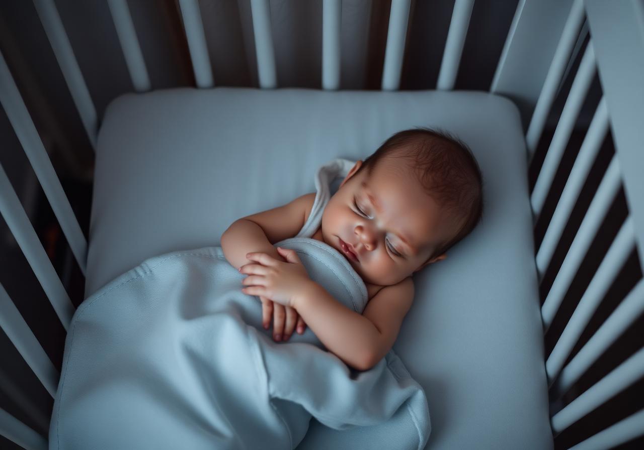 Bebé durmiendo plácidamente